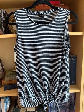 Banana Republic Linen Striped Tank